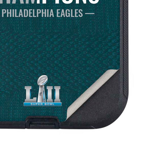 NFL Philadelphia Eagles Super Bowl LII Champions Otterbox Defender iPhone Skin