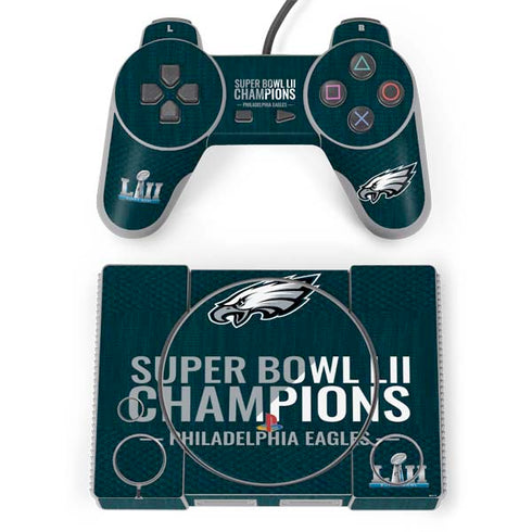 NFL Philadelphia Eagles Super Bowl LII Champions PlayStation Classic Bundle Skin