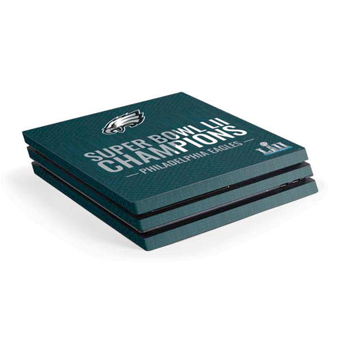 NFL Philadelphia Eagles Super Bowl LII Champions PS4 Pro Console Skin