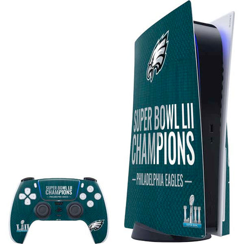 NFL Philadelphia Eagles Super Bowl LII Champions PS5 Bundle Skin