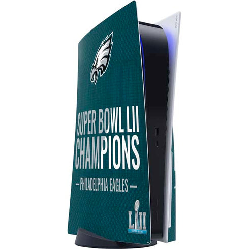 NFL Philadelphia Eagles Super Bowl LII Champions PS5 Console Skin