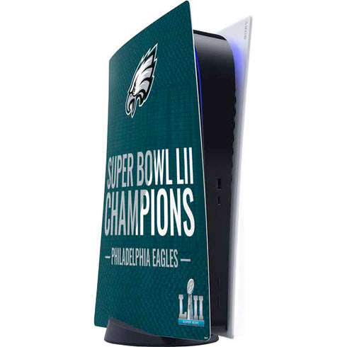 NFL Philadelphia Eagles Super Bowl LII Champions PS5 Digital Edition Console Skin