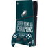 NFL Philadelphia Eagles Super Bowl LII Champions PS5 Slim Digital Edition Console Skin