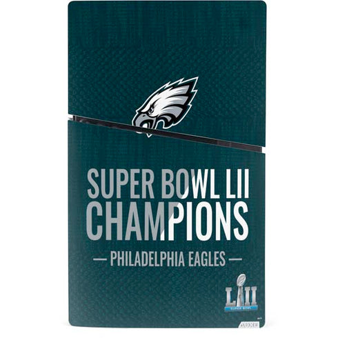 NFL Philadelphia Eagles Super Bowl LII Champions PS5 Slim Digital Edition Console Skin