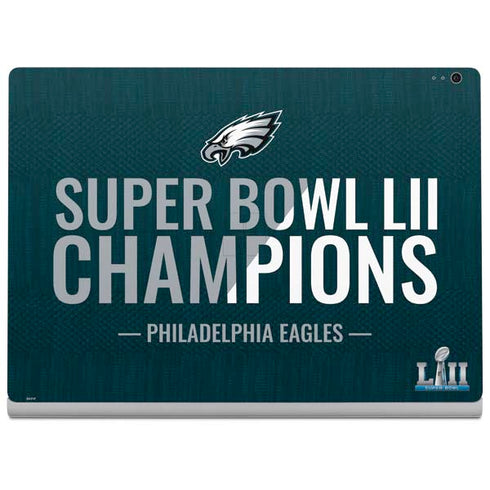 NFL Philadelphia Eagles Super Bowl LII Champions Surface Book 2 13.5in Skin