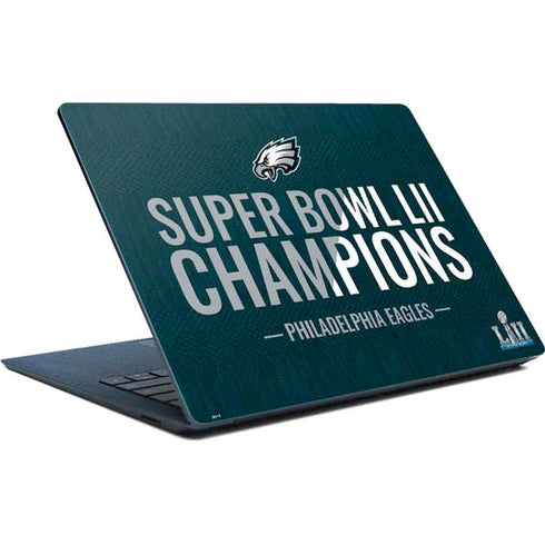 NFL Philadelphia Eagles Super Bowl LII Champions Surface Laptop Skin