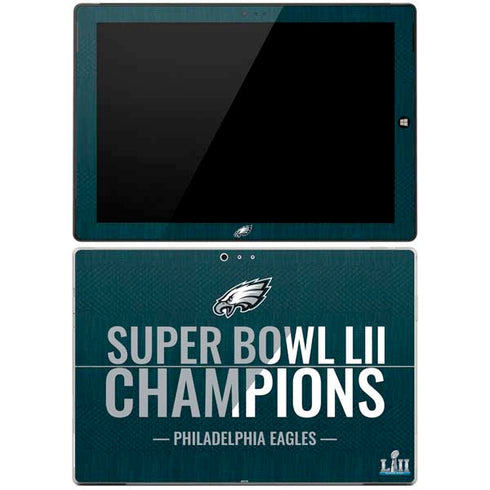 NFL Philadelphia Eagles Super Bowl LII Champions Surface Pro 3 Skin