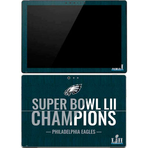 NFL Philadelphia Eagles Super Bowl LII Champions Surface Pro 4 Skin