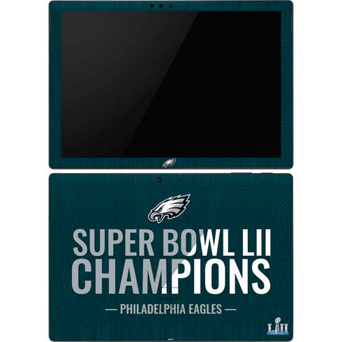 NFL Philadelphia Eagles Super Bowl LII Champions Surface Pro 6 Skin