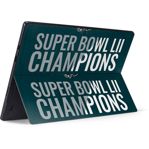 NFL Philadelphia Eagles Super Bowl LII Champions Surface Pro 6 Skin