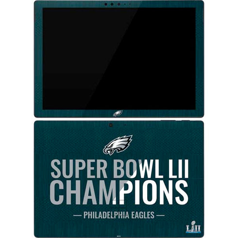 NFL Philadelphia Eagles Super Bowl LII Champions Surface Pro 7 Skin
