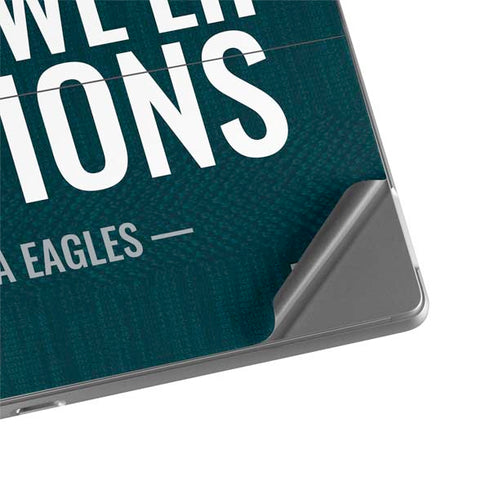 NFL Philadelphia Eagles Super Bowl LII Champions Surface Pro 8 Skin