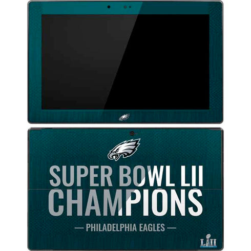 NFL Philadelphia Eagles Super Bowl LII Champions Surface Pro Tablet Skin