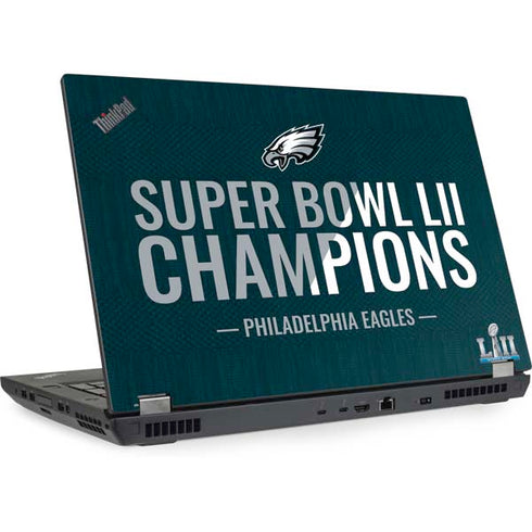 NFL Philadelphia Eagles Super Bowl LII Champions Lenovo ThinkPad Skin