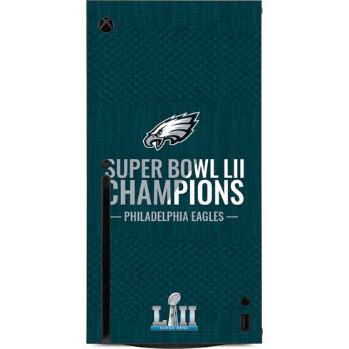 NFL Philadelphia Eagles Super Bowl LII Champions Xbox Series X Console Skin