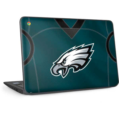 NFL Philadelphia Eagles Team Jersey HP Chromebook Skin