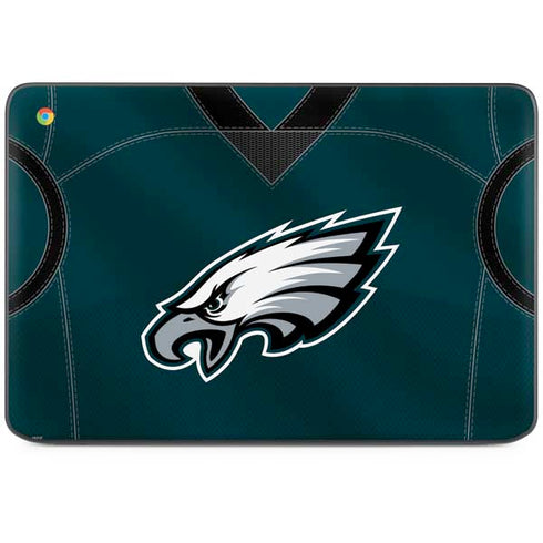 NFL Philadelphia Eagles Team Jersey HP Chromebook Skin