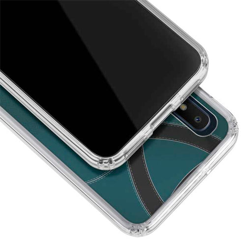 NFL Philadelphia Eagles Team Jersey Galaxy A10e Clear Case