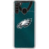 NFL Philadelphia Eagles Team Jersey Galaxy A21 Clear Case