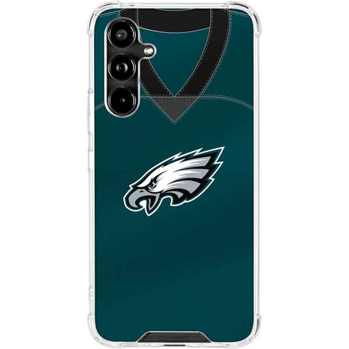 NFL Philadelphia Eagles Team Jersey Galaxy A54 5G Clear Case