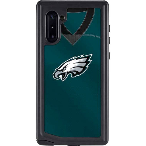 NFL Philadelphia Eagles Team Jersey Galaxy Note 10 Waterproof Case