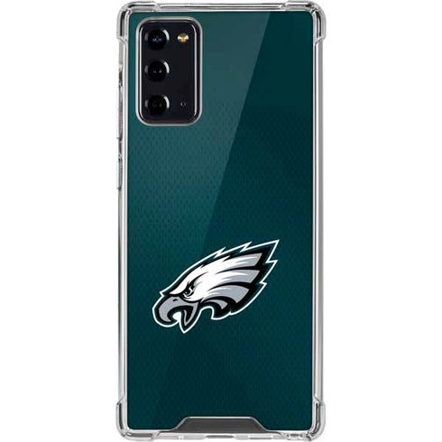 NFL Philadelphia Eagles Team Jersey Galaxy Note20 5G Clear Case