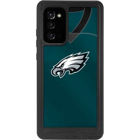 NFL Philadelphia Eagles Team Jersey Galaxy Note20 5G Waterproof Case