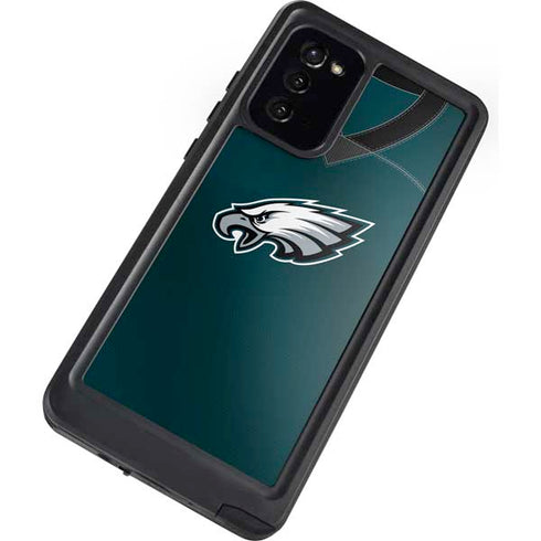 NFL Philadelphia Eagles Team Jersey Galaxy Note20 5G Waterproof Case