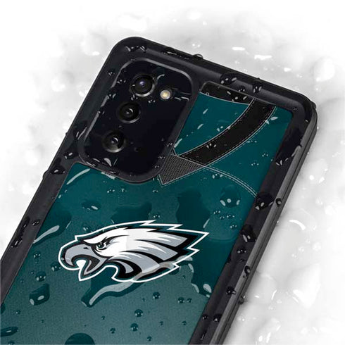 NFL Philadelphia Eagles Team Jersey Galaxy Note20 5G Waterproof Case