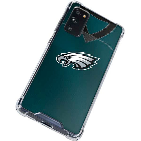 NFL Philadelphia Eagles Team Jersey Galaxy S20 FE Clear Case