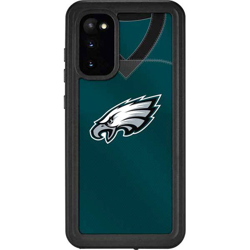 NFL Philadelphia Eagles Team Jersey Galaxy S20 Waterproof Case