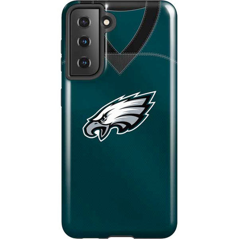 NFL Philadelphia Eagles Team Jersey Galaxy S21 5G Pro Case