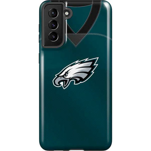 NFL Philadelphia Eagles Team Jersey Galaxy S21 Plus 5G Pro Case