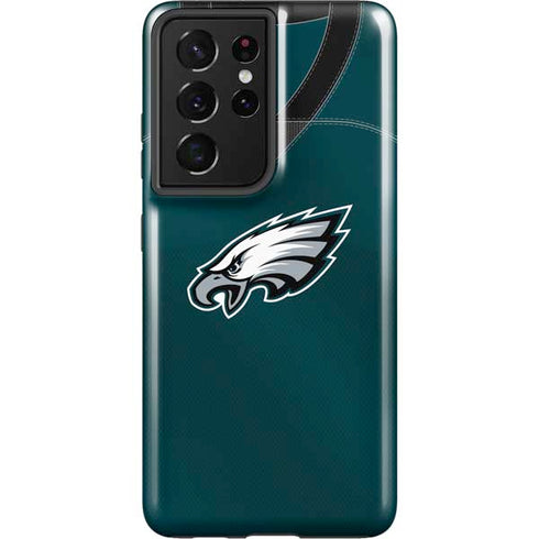 NFL Philadelphia Eagles Team Jersey Galaxy S21 Ultra 5G Pro Case