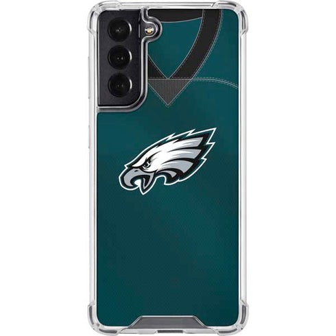 NFL Philadelphia Eagles Team Jersey Galaxy S22 Clear Case