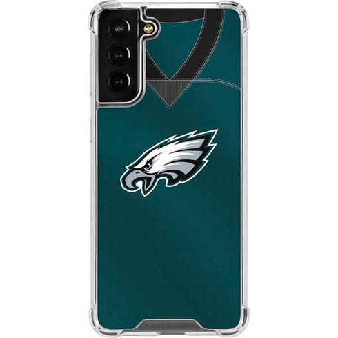 NFL Philadelphia Eagles Team Jersey Galaxy S22 Plus Clear Case