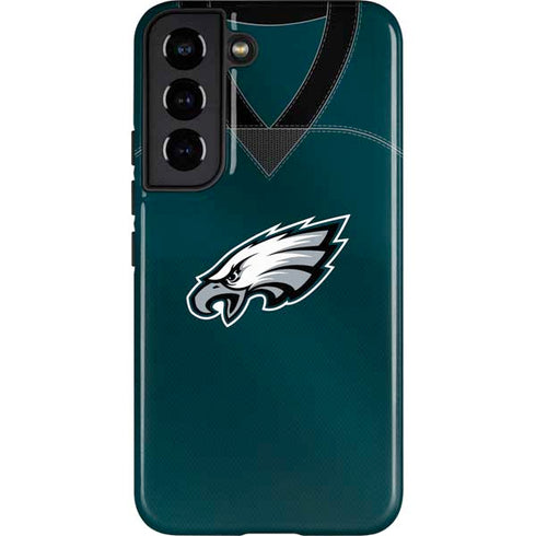 NFL Philadelphia Eagles Team Jersey Galaxy S22 Pro Case