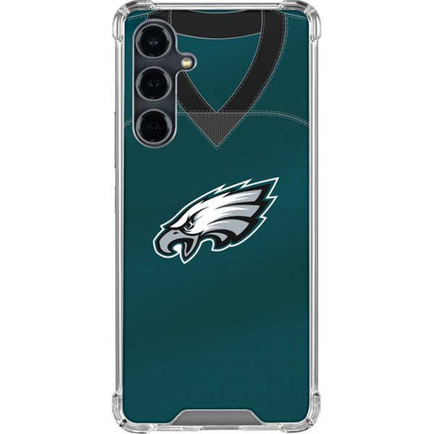 NFL Philadelphia Eagles Team Jersey Galaxy S23 FE Clear Case
