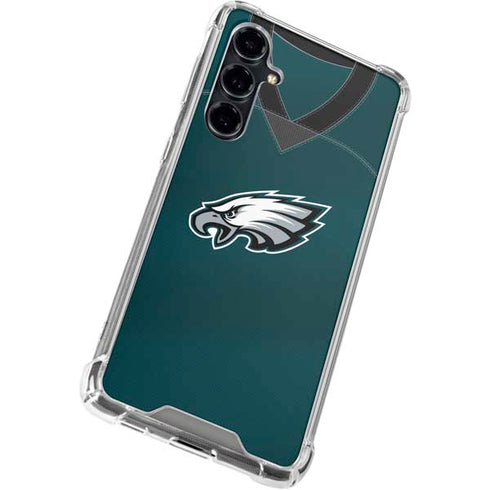 NFL Philadelphia Eagles Team Jersey Galaxy S23 FE Clear Case