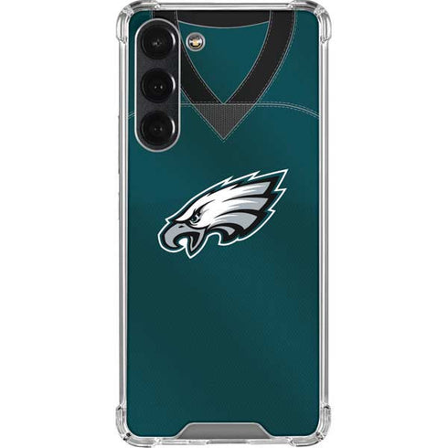 NFL Philadelphia Eagles Team Jersey Galaxy S23 Plus Clear Case