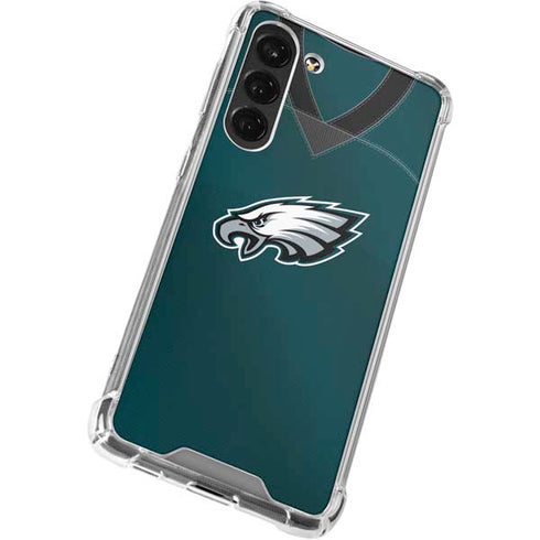 NFL Philadelphia Eagles Team Jersey Galaxy S23 Plus Clear Case