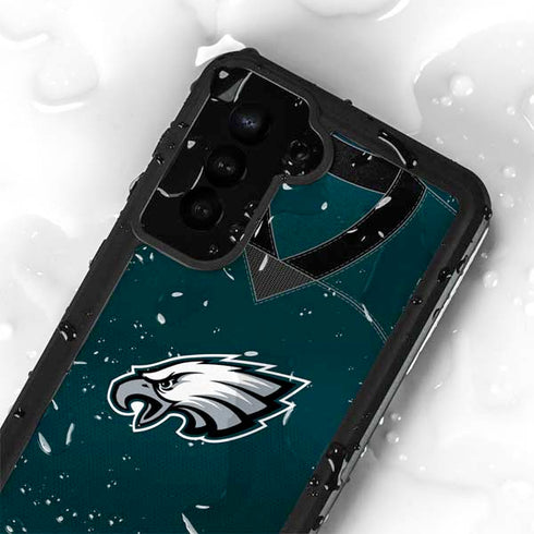 NFL Philadelphia Eagles Team Jersey Galaxy S23 Waterproof Case