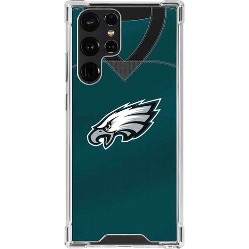 NFL Philadelphia Eagles Team Jersey Galaxy S24 Ultra Clear Case