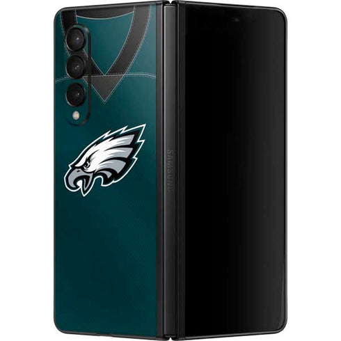 NFL Philadelphia Eagles Team Jersey Galaxy Z Fold3 5G Skin