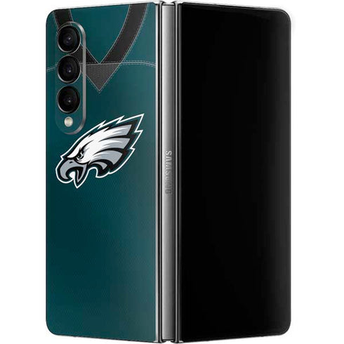 NFL Philadelphia Eagles Team Jersey Galaxy Z Fold4 5G Skin
