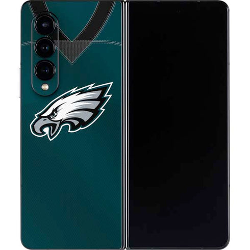 NFL Philadelphia Eagles Team Jersey Galaxy Z Fold4 5G Skin