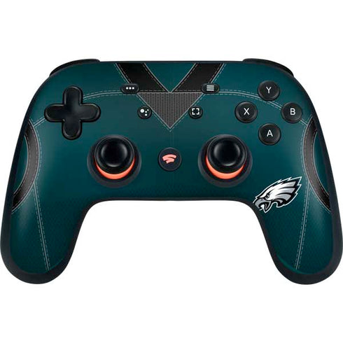NFL Philadelphia Eagles Team Jersey Google Stadia Controller Skin