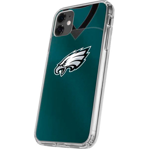 NFL Philadelphia Eagles Team Jersey iPhone 11 Clear Case
