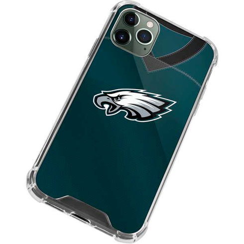 NFL Philadelphia Eagles Team Jersey iPhone 11 Pro Max Clear Case