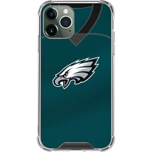 NFL Philadelphia Eagles Team Jersey iPhone 11 Pro Max Clear Case